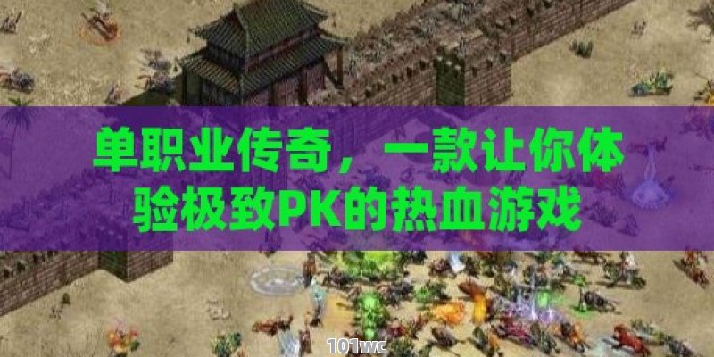 <strong>单职业传奇</strong>，一款让你体验极致PK的热血游戏