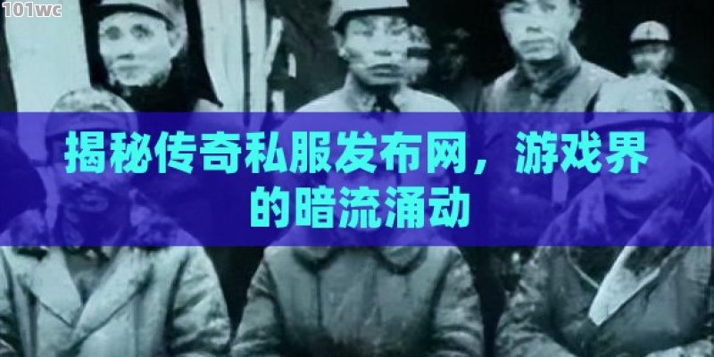 揭秘<strong>传奇私服发布网</strong>，游戏界的暗流涌动